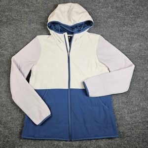 The North Face Mountain Insulated Jacket Womens M Hoodie Lightweight Color Block